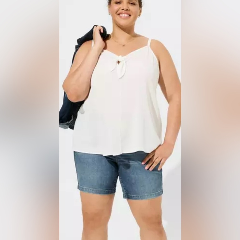 NWT Torrid Sophie washable gauze tie front swing cami size 4X